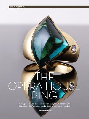 Capital Magazine cover featuring the Opera House Ring